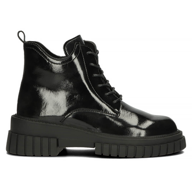 Leather boots Filippo DBT3963/22 BK black