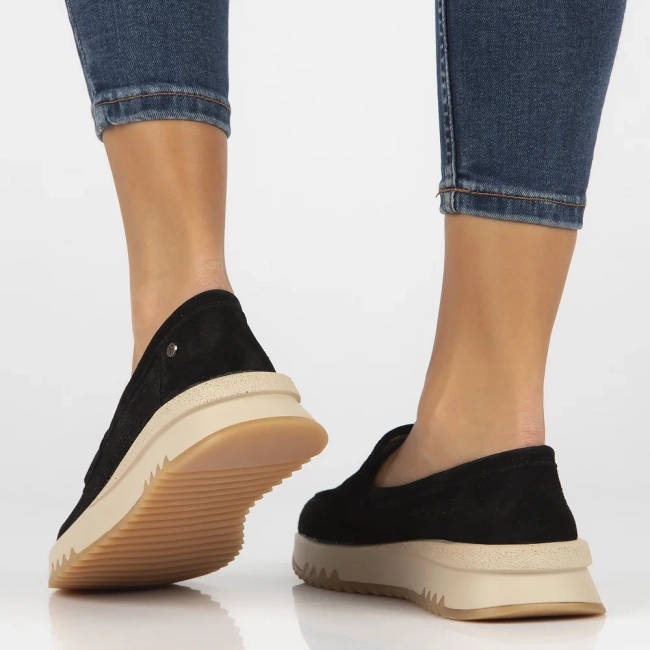 Leather shoes Filippo DP6748/25 BK black