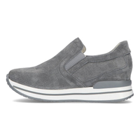 Leather sneakers Filippo DP1512/21 Gr gray