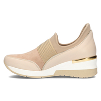 Skórzane sneakersy Filippo 089 beżowe