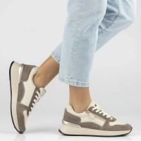Leather sneakers Filippo DP7770/26 WH TP white-beige