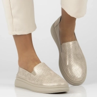 Leather shoes Filippo DP6752/25 GO gold