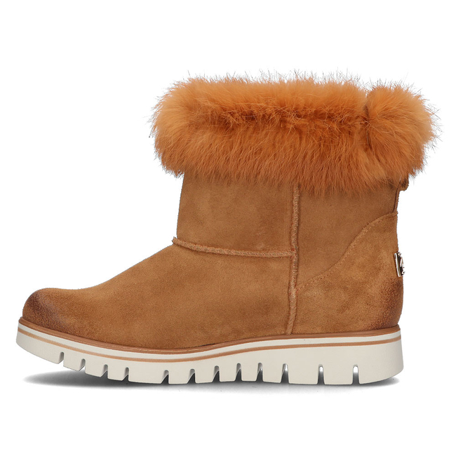 Skórzane botki Filippo 60347 brązowe