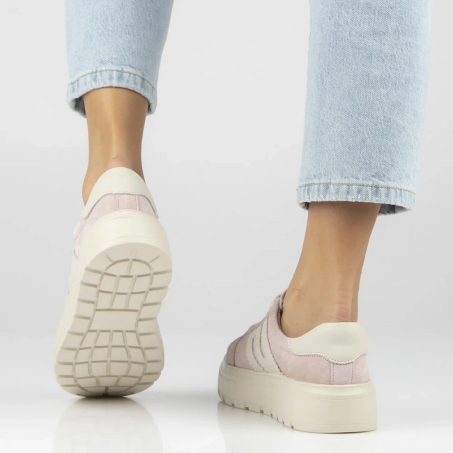 Leather sneakers Filippo DP7515/26 PI pink