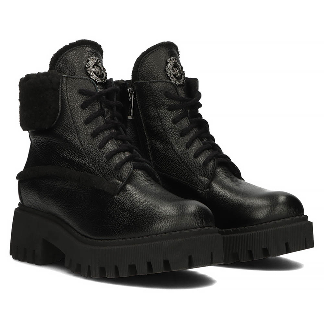 Leather boots Filippo 60374 black