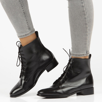 Leather ankle boots Sagan 4672 black