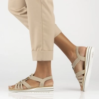 Sandals Rieker V0649-62 beige