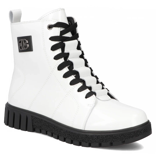 Leather ankle boots Filippo DBT7273/25 WH white