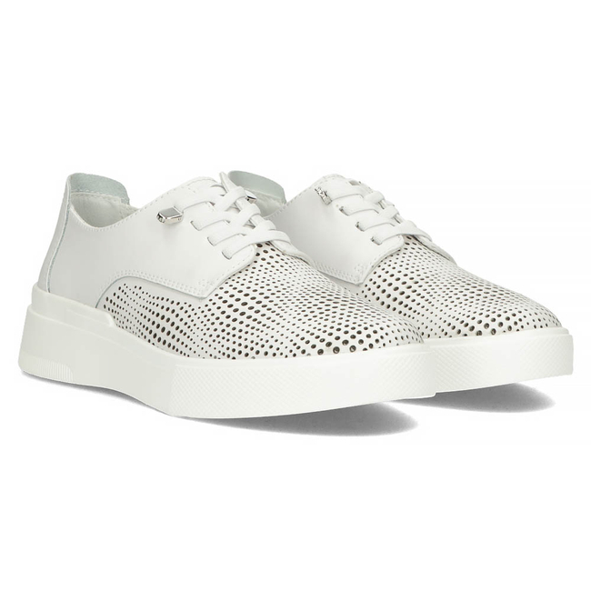 Leather shoes Filippo DP4405/23 WH white