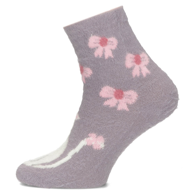 Skarpety damskie kotek fiolet