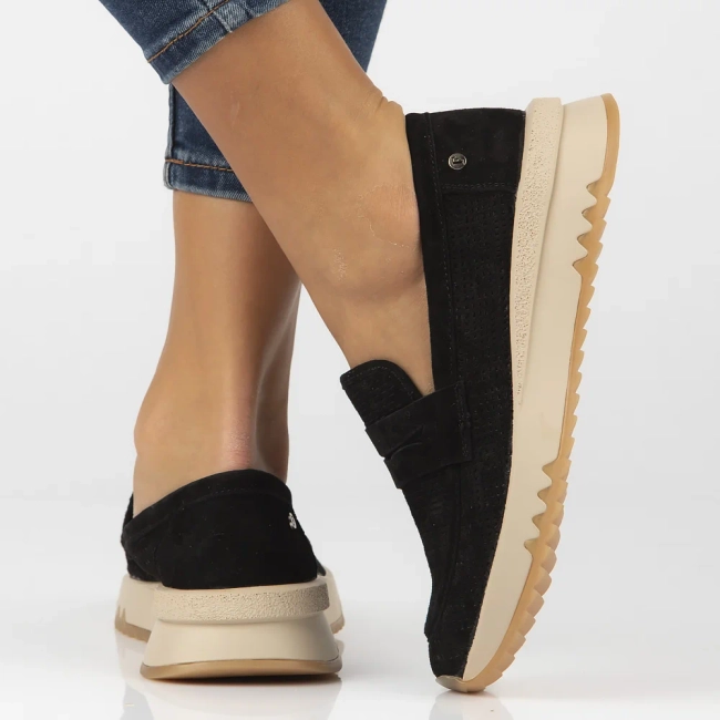 Leather shoes Filippo DP6748/25 BK black