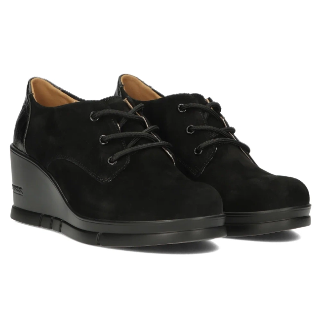 Leather shoes Filippo DP4905/23 BK black