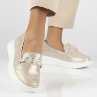 Leather shoes Filippo DP4553/23 BE beige