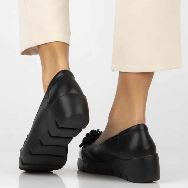 Leather shoes Filippo DP6783/25 BK black