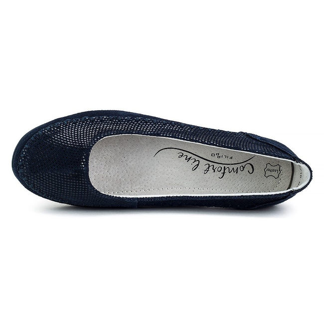 Mokasyny Filippo DP013/18 NV granatowe