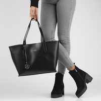 Botki na obcasie Filippo DBT3040/22 BK czarne