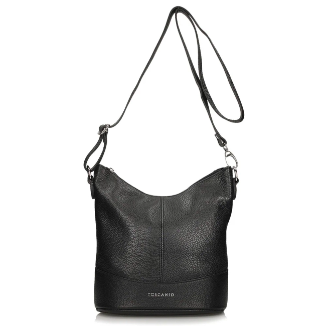 Leather handbag Toscanio 16176 black