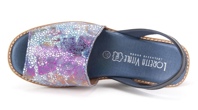 Sandals Loretta Vitale 850 Azul-Athenea Rio