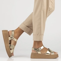 Leather sandals Filippo DS7024/25 GO gold