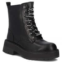 Leather ankle boots Filippo DBT7255/25 BK black
