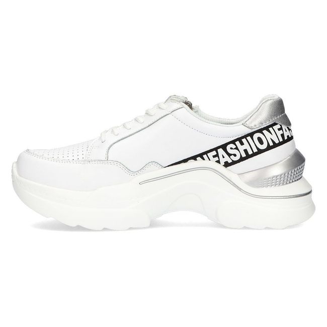 Skórzane Sneakersy Filippo DP2057/21 WH białe