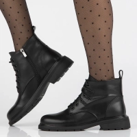 Skórzane trzewiki Filippo DBT6319/24 BK czarne