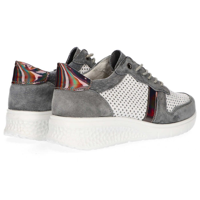 Leather shoes Filippo DP1389/20 WH GR Grey