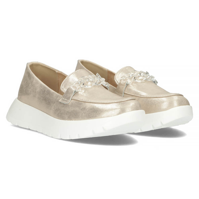 Leather shoes Filippo DP4553/23 BE beige