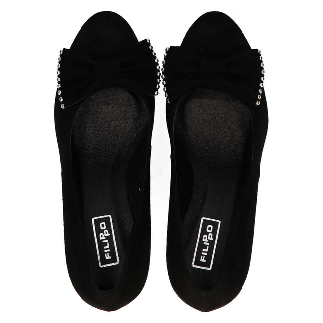 Pumps Filippo 1430 Black suede