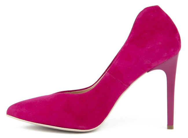 Pumps Hall 9174/1311 fuchsia velor
