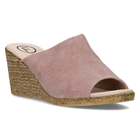 Skórzane klapki Filippo DK2143/21 SD wrzosowy-beż