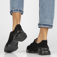 Leather shoes Filippo DP4181/22 BK black