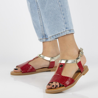 Sandals Filippo DS2099/21 RD red