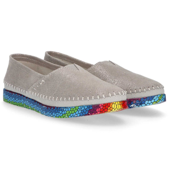 Leather shoes Filippo DP1213/21 SI silver
