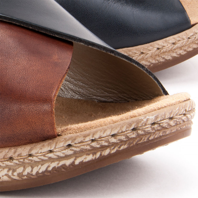 Sandals Rieker 62486-24 Brown Comb.