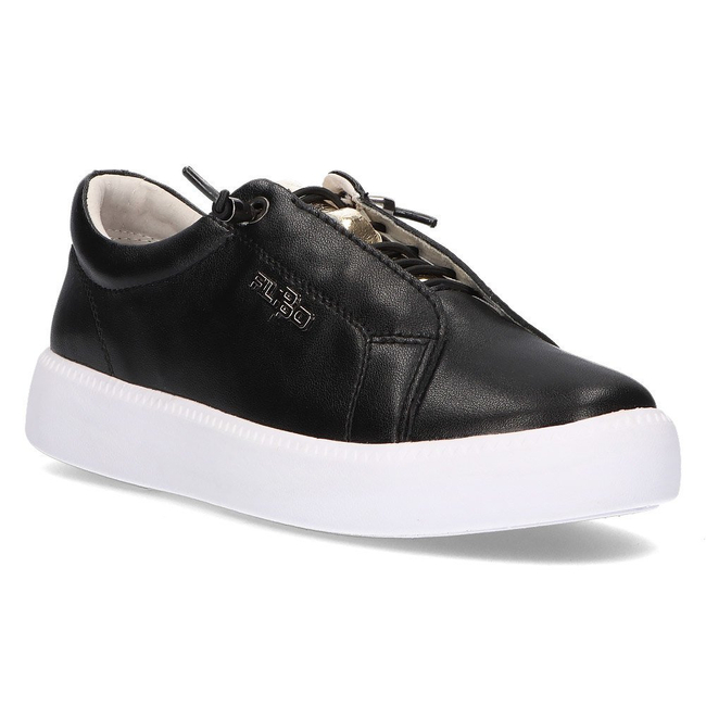Leather shoes Filippo DP2041/21 BK black