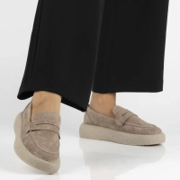 Leather loafers Filippo DP7566/26 BE beige
