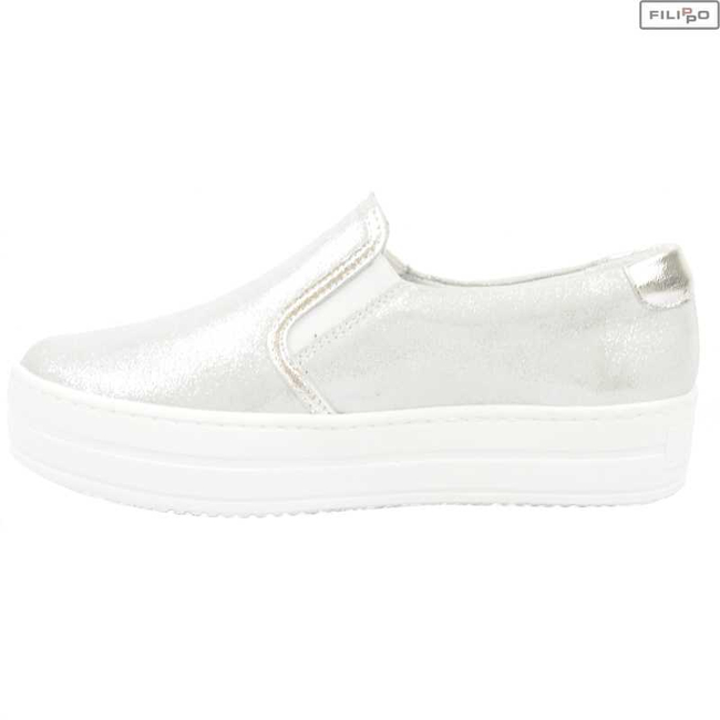 Sneakers FILIPPO 446s white satin 8023202