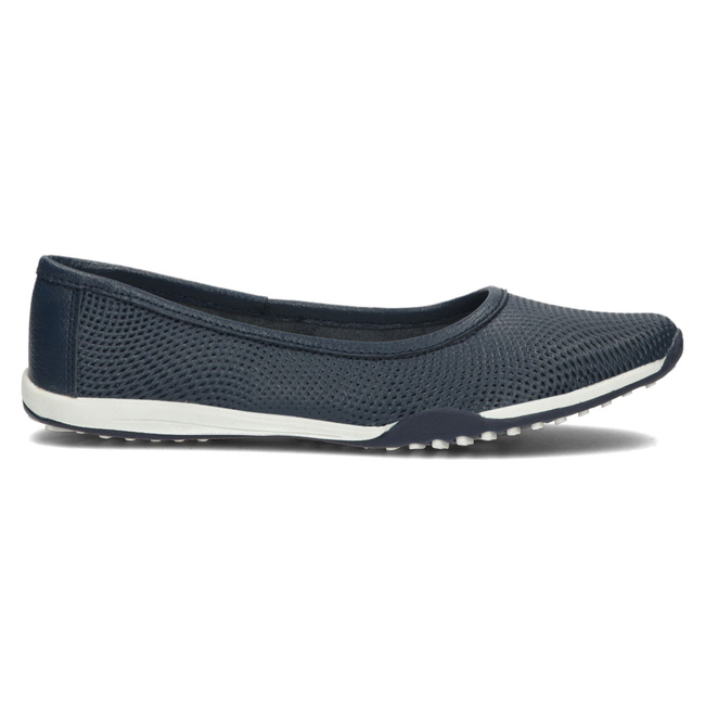 Leather shoes Filippo DP3681/22 NV navy blue