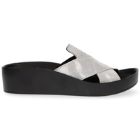 Leather flip-flops Filippo DK1222/20 SI silver