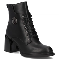 Leather ankle boots Filippo DBT7320/25 BK black