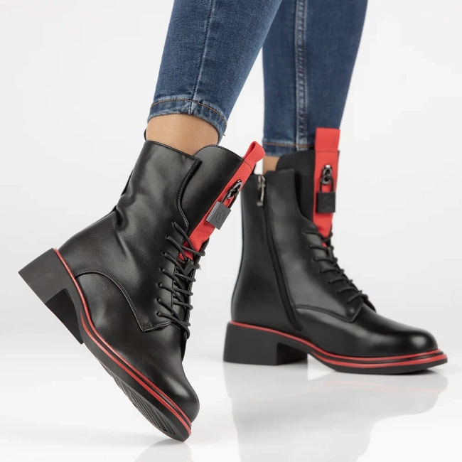 Trzewiki Filippo DBT4862/23 BK czarne