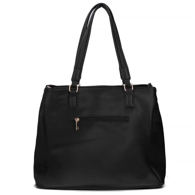 Black shoulderbag velvet mist