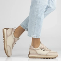 Leather sneakers Filippo DP7754/26 BE beige