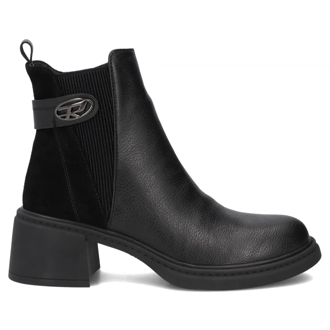 Leather ankle boots Filippo DBT8042/26 BK black