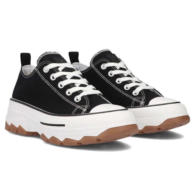 Trampki News 24SP26-6737 czarne