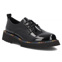 Skórzane półbuty Filippo DP8341/26 BK L czarne