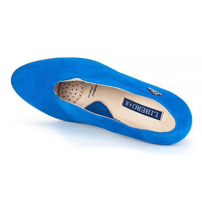 Ankle boots LIBERO 8025 colour 155 blue nubuck