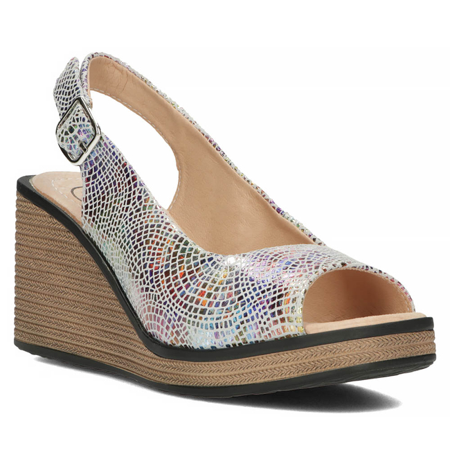Leather sandals Filippo DS4508/23 MLT multicolor