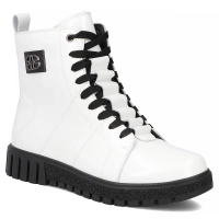 Leather ankle boots Filippo DBT7273/25 WH white